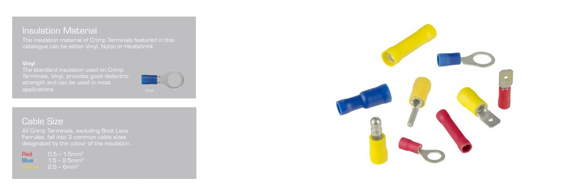 Vinyl Insulated Crimp Terminals