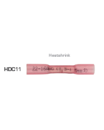 Quikcrimp HDC11 Red Heatshrink Solder Splices Pack of 100