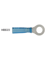 Quikcrimp HDC23 Blue 6mm Heatshrink Ring Terminal