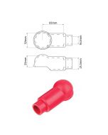 Ionnic SY2984-RED Battery 32mm Terminal Insulator in Red – Lug & Ring (Pack QTY 1)