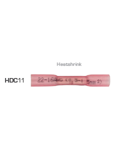 Quikcrimp HDC11 Red Heatshrink Solder Splices Pack of 100