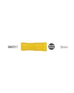 Quikcrimp Bullet Female Pre-Insulated Terminal Yellow 2.5 - 6.0mm Pack of 100