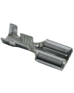 Quickcrimp 604501BL2 Non Insulated QK Series Female Blade Crimp Terminals Tin Plated Brass 6.3mm Tab, 1.5-3.0mm2 wire size